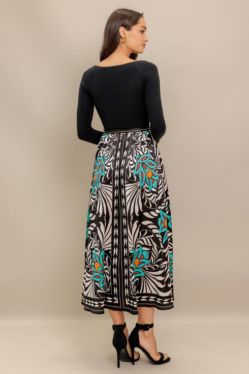 sunburst-garden-black-midi-dress Flying Tomato-Sophia's Style-3