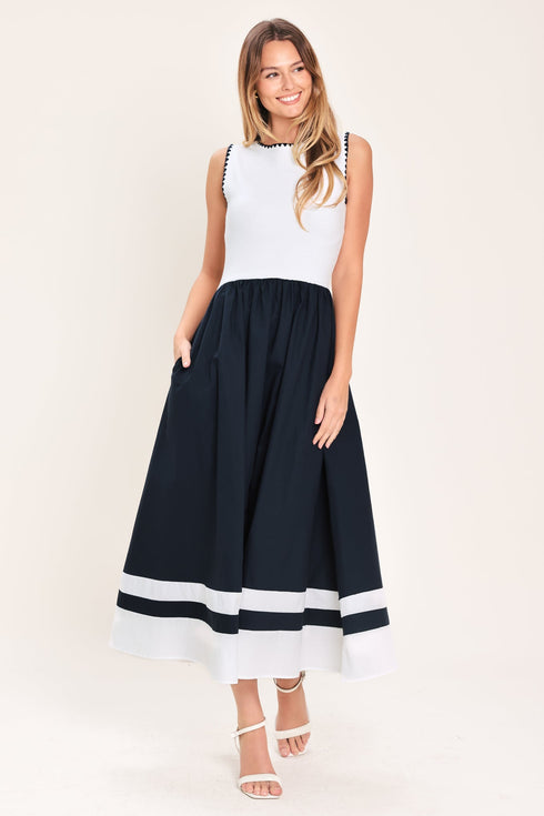 everyday-elegance-woven-combination-midi-dress-sophias-style-3