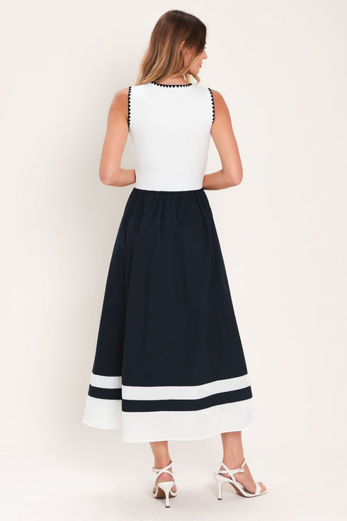 everyday-elegance-woven-combination-midi-dress-sophias-style-6