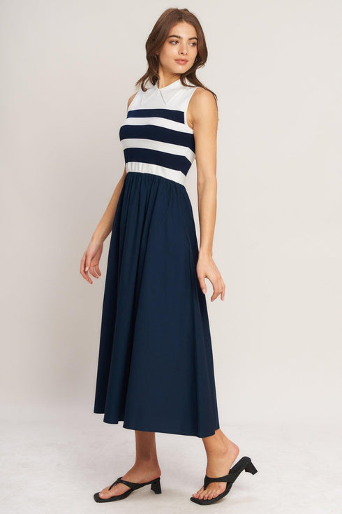 stripe-elegance-sweater-woven-midi-dress-flying-tomato-sophias-style-5