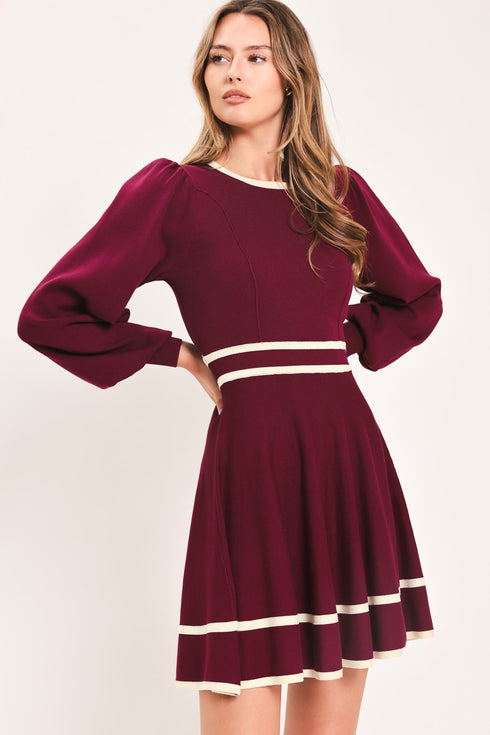 merlot-ivory-moment-sweater-mini-dress-flying-tomato-sophias-style-5