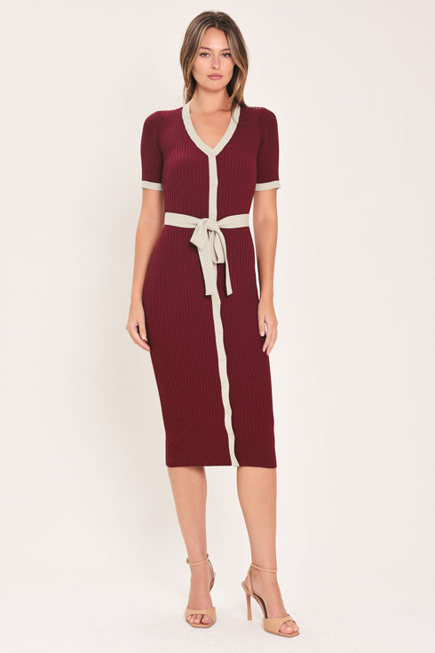 sweetest-season-button-down-sweater-midi-dress-flying-tomato-sophias-style-4