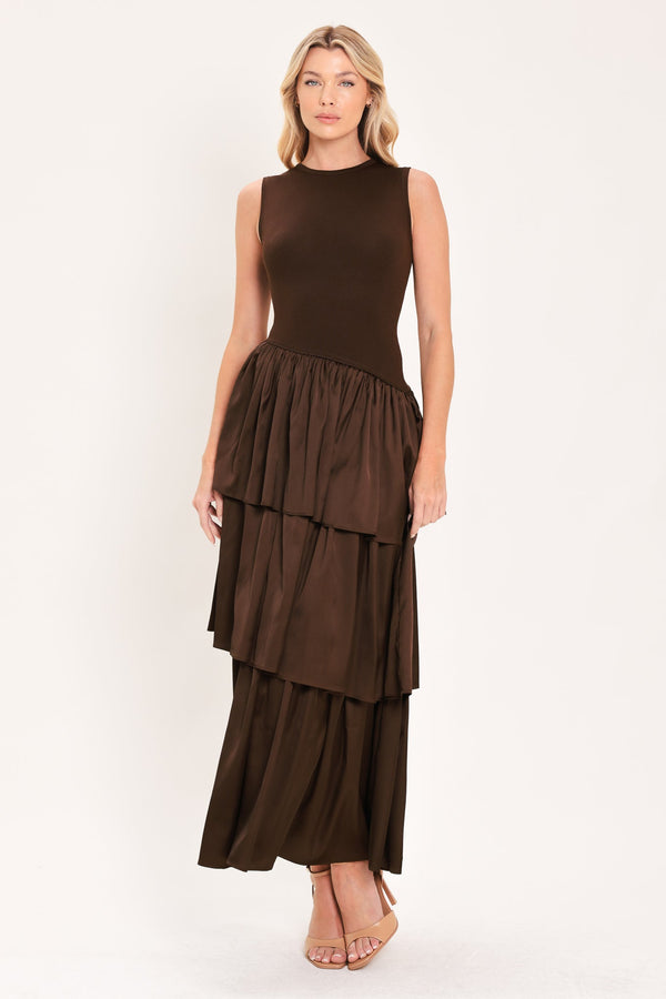 coffee-layered-poise-sweater-midi-dress-flying-tomato-sophias-styleDRESSES-1
