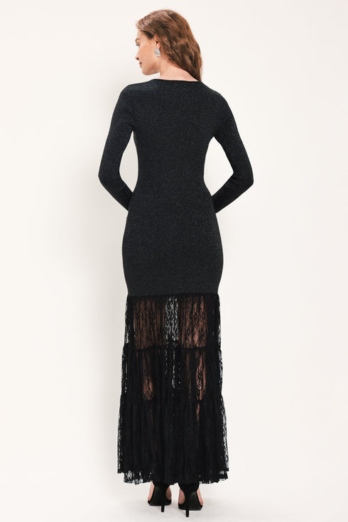 midnight-shimmer-black-metallic-lace-hem-sweater-maxi-dress-flying-tomato-sophias-style-6