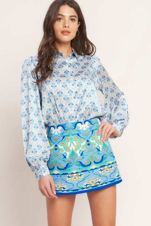 moroccan-muse-blue-woven-top-Flying-Tomato-Sophia's Style-7