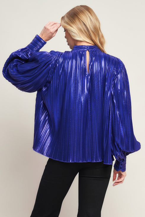 pretty-companion-woven-foiled-top Flying Tomato - Sophia's Style-2