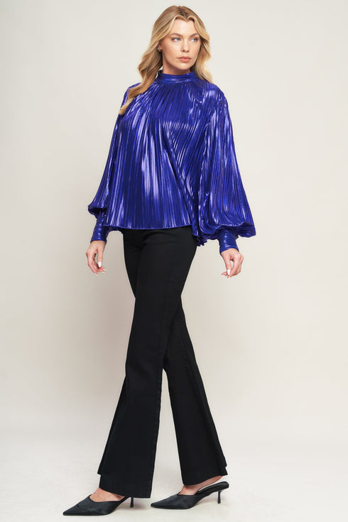 pretty-companion-woven-foiled-top Flying Tomato - Sophia's Style-3