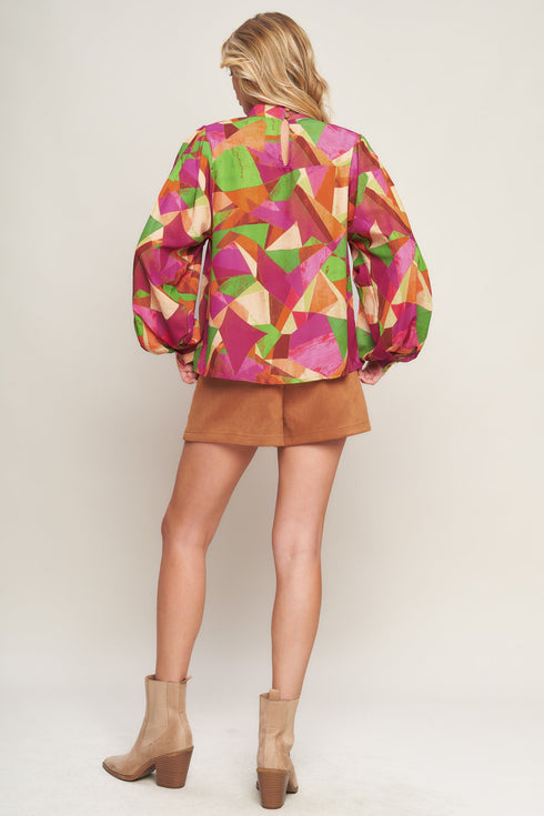 looking-ahead-woven-top-1 Flying Tomato - Sophia's Style-2