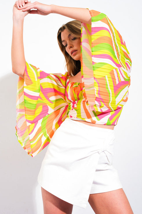 so-true-fuchsia-woven-top Flying Tomato-Sophia's Style-5