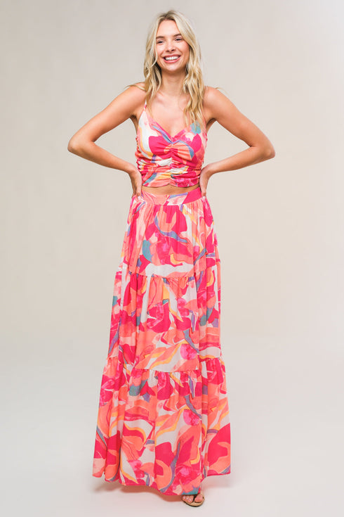 romantically-speaking-woven-top-and-skirt-set Flying Tomato-Sophia's StyleTOPS-1