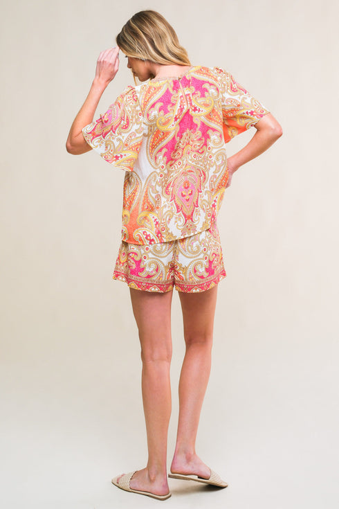 scarlet-symphony-woven-top-and-short-set Flying Tomato-Sophia's Style-4