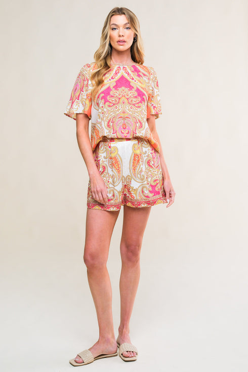 scarlet-symphony-woven-top-and-short-set Flying Tomato-Sophia's Style-5