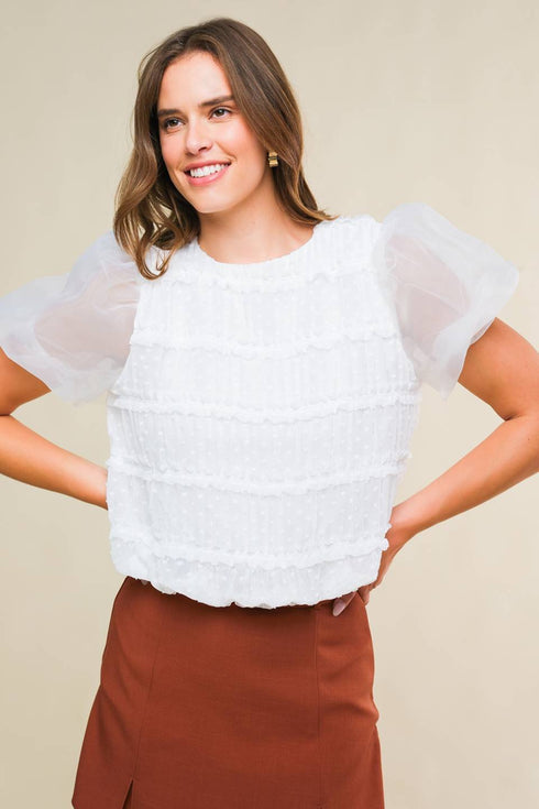 destined-to-impress-woven-top Flying Tomato-Sophia's StyleTOPS-1