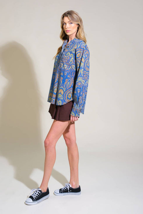 im-in-charge-woven-top Flying Tomato-Sophia's Style-3