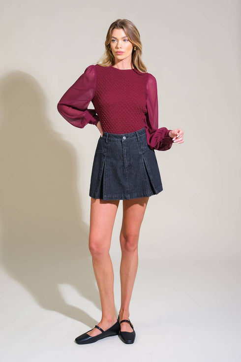 embrace-the-journey-woven-top Flying Tomato-Sophia's Style-5