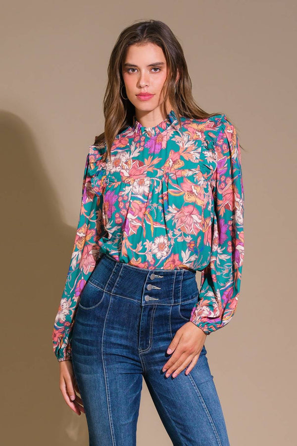 unforgettable-composure-woven-top Flying Tomato-Sophia's StyleTOPS-1