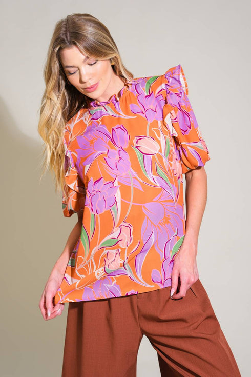 glowing-girl-woven-top Flying Tomato-Sophia's Style-4