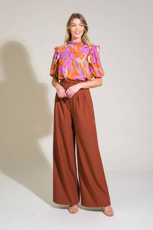 glowing-girl-woven-top Flying Tomato-Sophia's Style-5