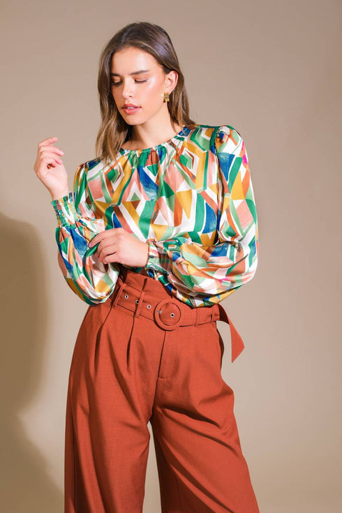 radiant-poise-woven-top Flying Tomato-Sophia's Style-4