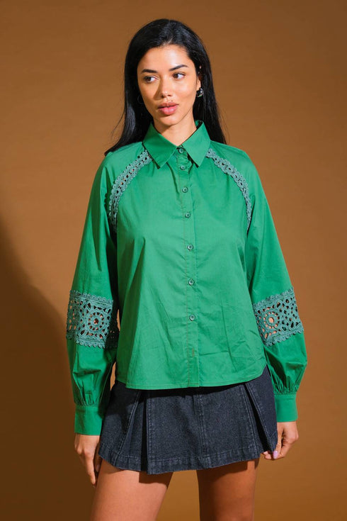 check-yourself-woven-top Flying Tomato-Sophia's Style-4