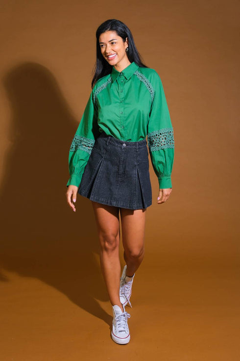 check-yourself-woven-top Flying Tomato-Sophia's Style-5