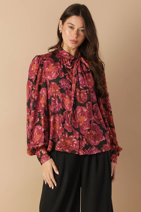 beautiful-evenings-woven-blouse Flying Tomato-Sophia's Style-3