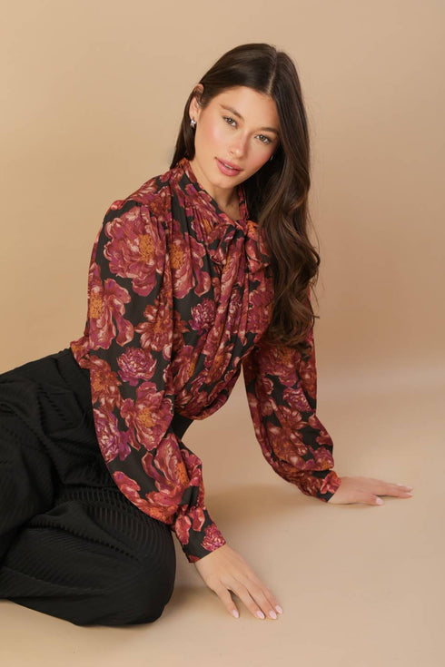 beautiful-evenings-woven-blouse Flying Tomato-Sophia's Style-4