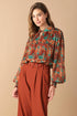nostalgic-teal-brown-woven-top Flying Tomato-Sophia's Style-4