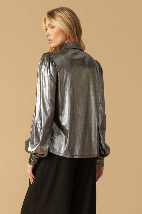 flirty-vibes-foil-coated-top Flying Tomato-Sophia's Style-2