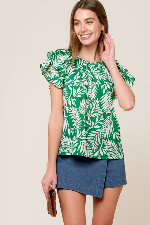 roaming-around-green-woven-top Flying Tomato-Sophia's Style-6