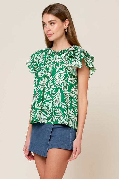 roaming-around-green-woven-top Flying Tomato-Sophia's Style-4