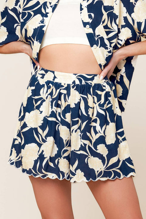 slow-mornings-navy-woven-top-and-shorts-set Flying Tomato-Sophia's Style-6