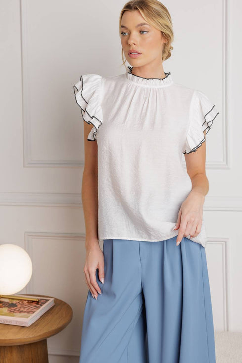 push-the-limit-woven-top Flying Tomato-Sophia's Style-2