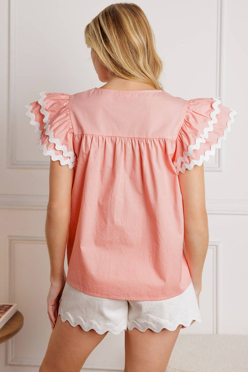 feel-the-rush-woven-top Flying Tomato-Sophia's Style-2
