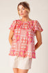 where-to-next-woven-top Flying Tomato-Sophia's StyleTOPS-1