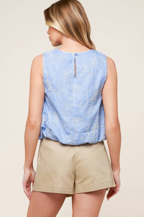 chicest-state-blue-embroidered-top Flying Tomato-Sophia's Style-4