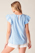 sweet-harmony-blue-woven-top Flying Tomato-Sophia's Style-2