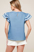 weekend-getaway-blue-woven-top Flying Tomato-Sophia's Style-7