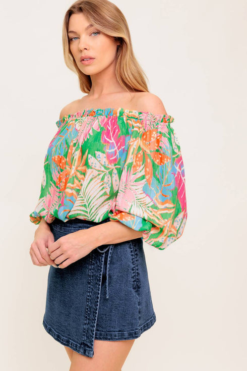 loving-vow-green-woven-top Flying Tomato-Sophia's Style-6