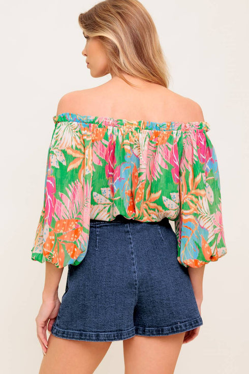 loving-vow-green-woven-top Flying Tomato-Sophia's Style-7