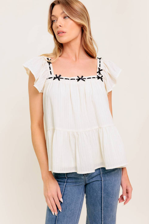 celestial-crush-cream-woven-top Flying Tomato-Sophia's StyleTOPS-1