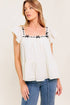 celestial-crush-cream-woven-top Flying Tomato-Sophia's StyleTOPS-1
