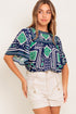 tile-escape-embroidered-woven-top Flying Tomato-Sophia's Style-5