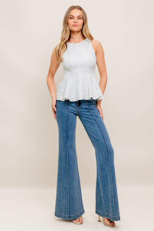 soft-whisper-woven-top Flying Tomato-Sophia's StyleTOPS-1