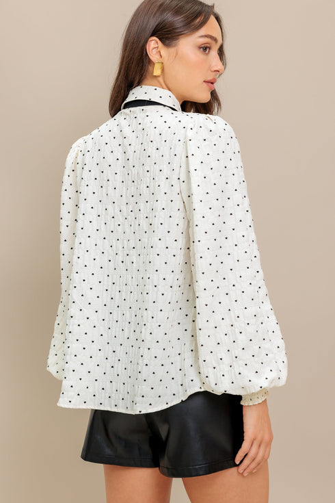 romance-stitch-ivory-woven-top Flying Tomato-Sophia's Style-3