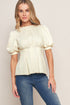 cream-twist-woven-top Flying Tomato-Sophia's StyleTOPS-1