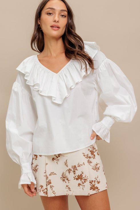 couture-code-woven-top Flying Tomato-Sophia's StyleTOPS-1