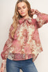 rococo-rose-woven-top Flying Tomato-Sophia's StyleTOPS-1