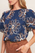 retro-bloom-puff-sleeve-woven-top Sophia's Style-7