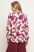 SWEET BOTANICAL CHARM WOVEN TOP